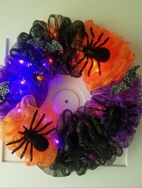 Halloween Deco Mesh Wreath